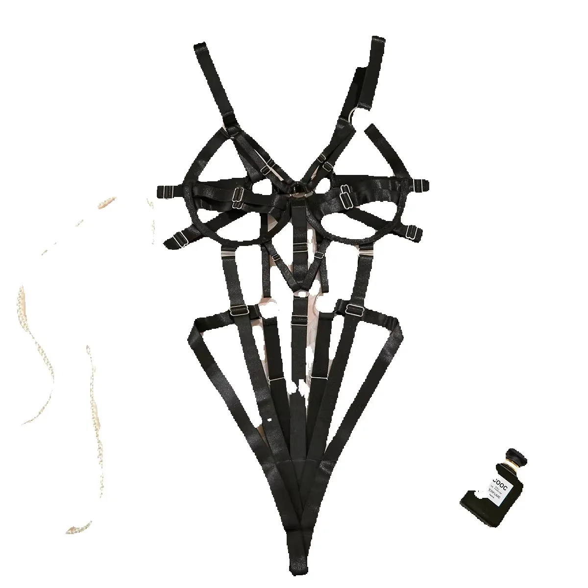 

Women's Lingerie Sexy Women's Jumpsuit Jumpsuit Exotic Women's Black Jumpsuit Sexy Figureclub Outfit Transparent Bra Lingerieset