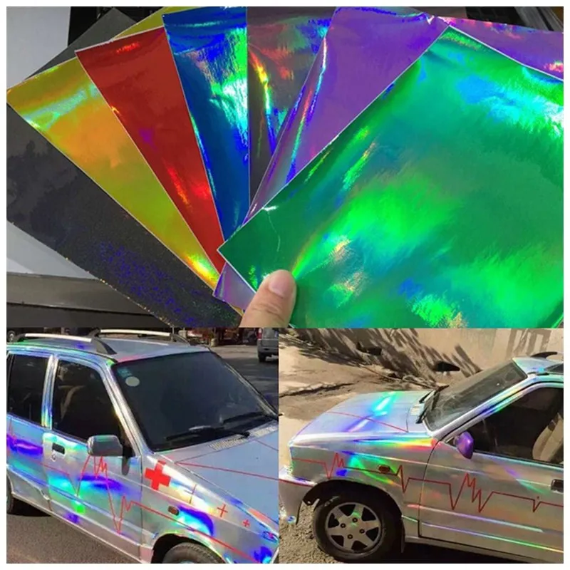 Automotive Color Changing Film, Seven Color Laser Electroplating, Bright Light, Dazzling Color Change, All Body