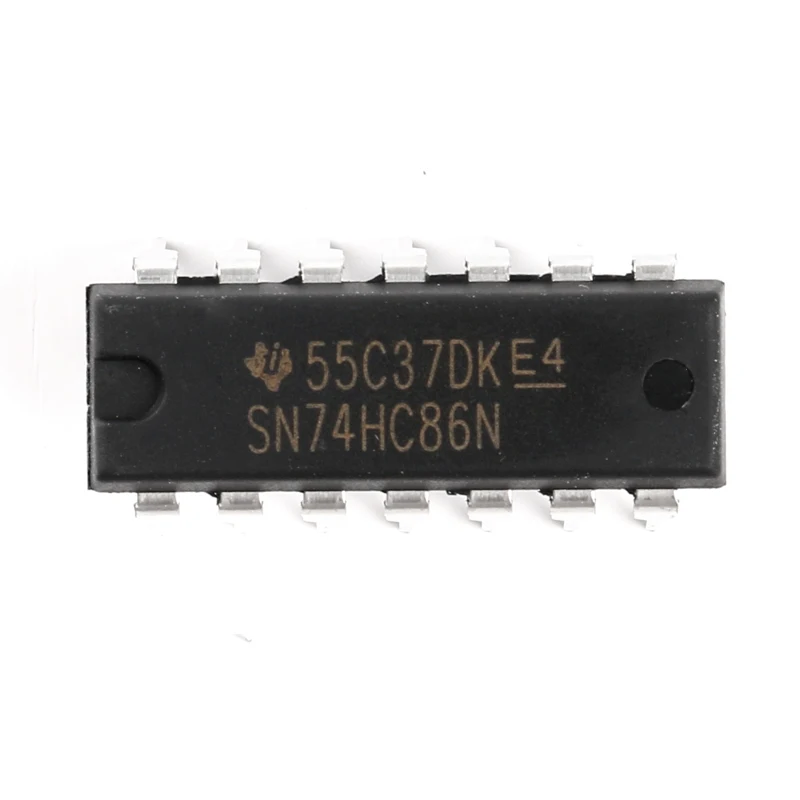 5pcs Original authentic straight plug SN74HC86N chip 2 input four different or gate DIP-14 logic chip