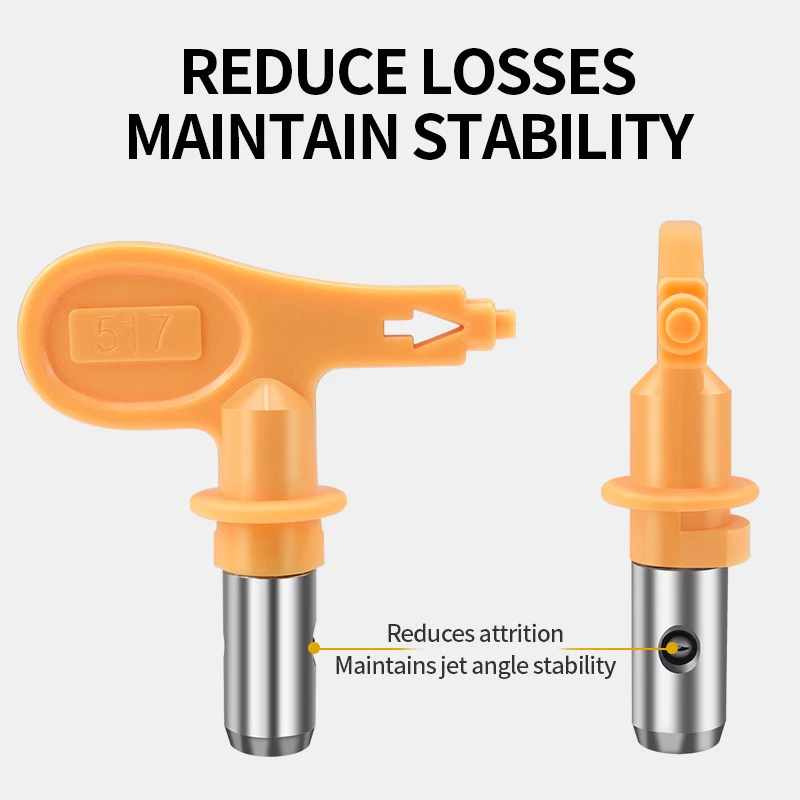 Airless-Sprüh spitzen düse 517 317 417 529 mit Pistolen filter düsens prüh gerät Airbrush-Spitze für Airless-Farb spritzpistole von Titan wagner