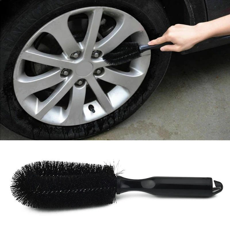 

Car Wheel Tire Cleaning Brushes Tools Rim Scrubber Cleaner Duster Handle Motorcycle Truck Wheels Detailing Brush Hub Fitting