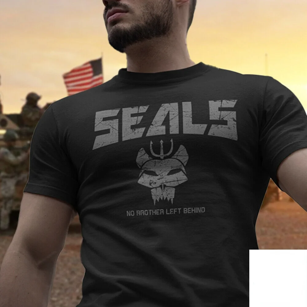 NEW . Naval Seals Bravo Team DEVGRU Special Forces Elite Soldiers Men T-Shirt Short Casual 100% Cotton Shirts