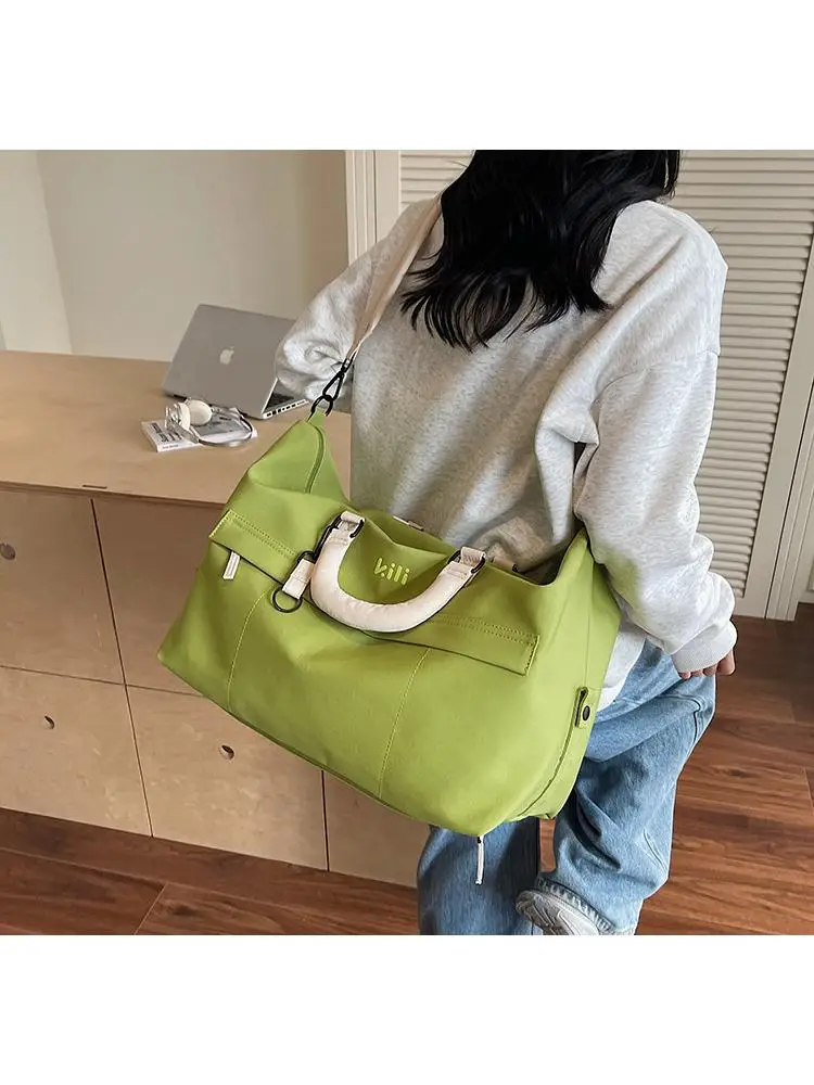 軽量トラベルバッグ-短期旅行用-レディース-多機能クロスボディ-スポーツフィットネスバッグ-手持ち-大容量収納バッグ