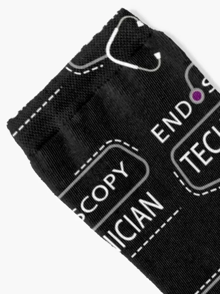 Endoscopy Tech - Endoscopy technicians GI technologists crew Socks funny gift warm winter crazy happy Girl'S Socks Men's