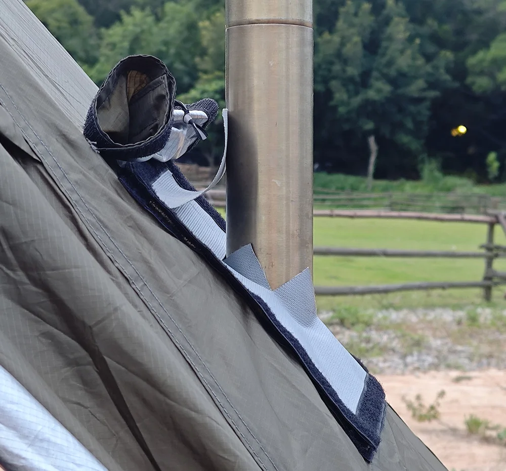 Hot Tent Stove Jack / Fire Resistant Anti-Scald / Fire Stove Pipe Vent Pipe Protect Ring Winter Camping Teepee Tipi Accessory