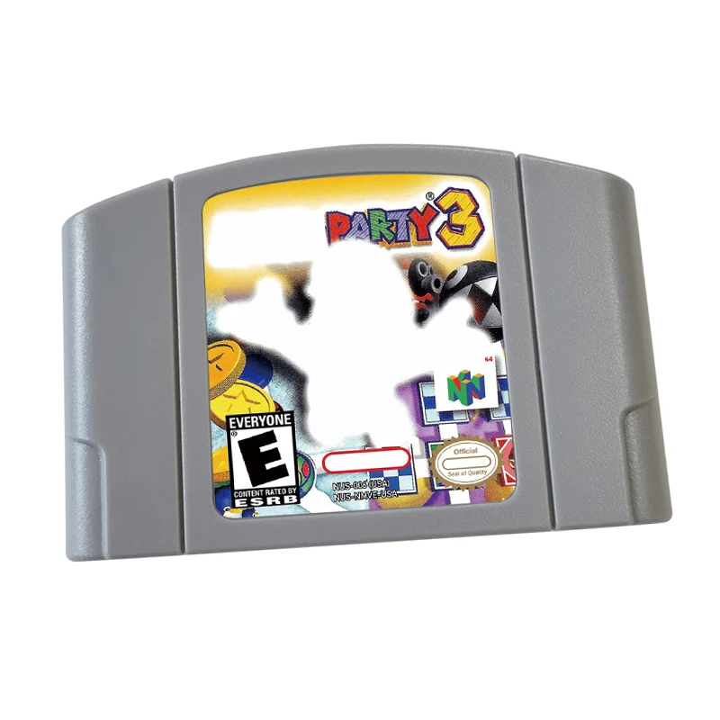 Game Cartridge for N64 Mario-Party-3 Video Card US Version.