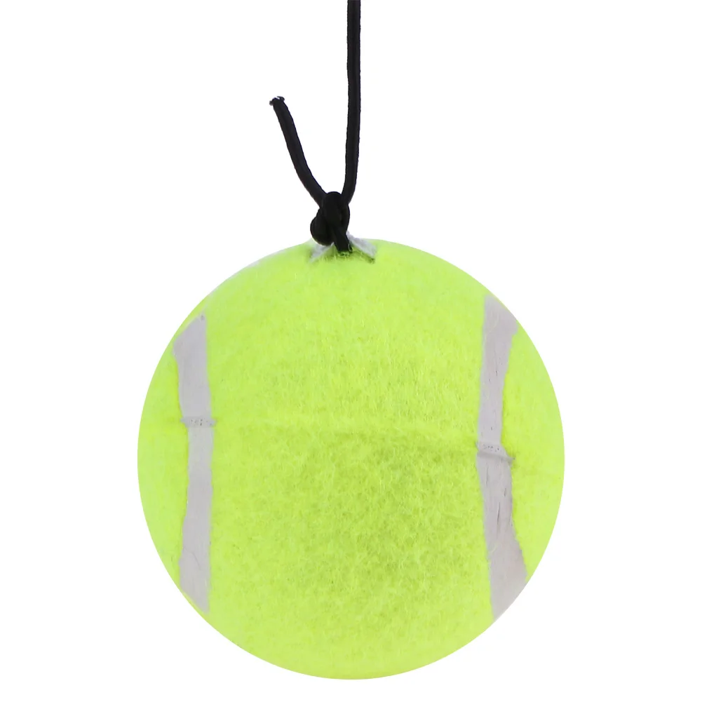 Professional Tennis Training Partner With Elastic Rope Rebound Practice Ball Tennis Base Rope Tennis Sparring Equipment