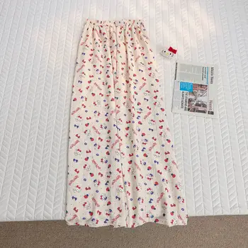 穿三麗鷗 Hello Kitty 褲子、穿女性家居褲、非正式 Ins、finos y dulces、para d 10 最佳銷售 三麗鷗睡衣 - №8