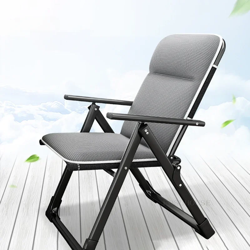 Modern Home Office Chairs Simple Office Furniture Lazy Comfortable Backrest Chair Foldable Single Armchair Study Computer Chair