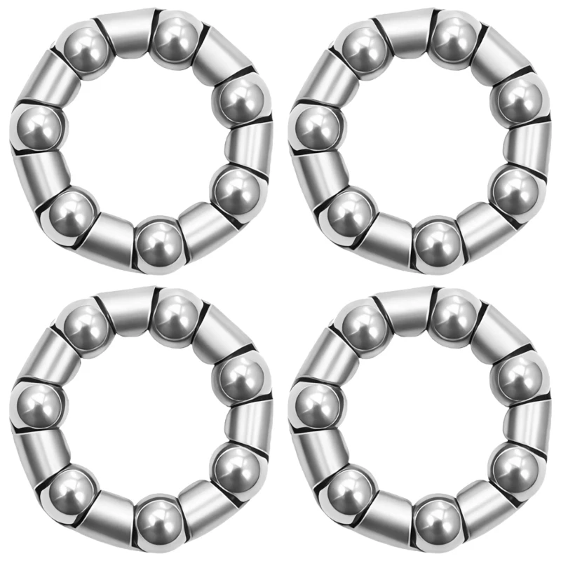 

4Pcs Universals Bicycles Headset Caged Ball Bearings Replacement Road Bike Headset Bearing Cycling Accessories