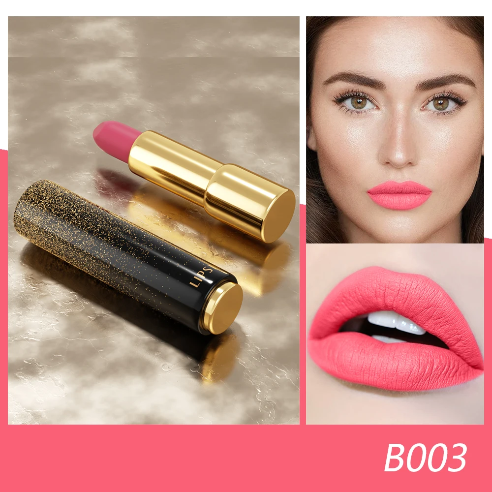 Matte Nude Lipstick Velvet Non-Fading Non-Sticky Cup Nude Lipstick Matte Lip Stain Long Lasting Waterproof Lipstick for Women