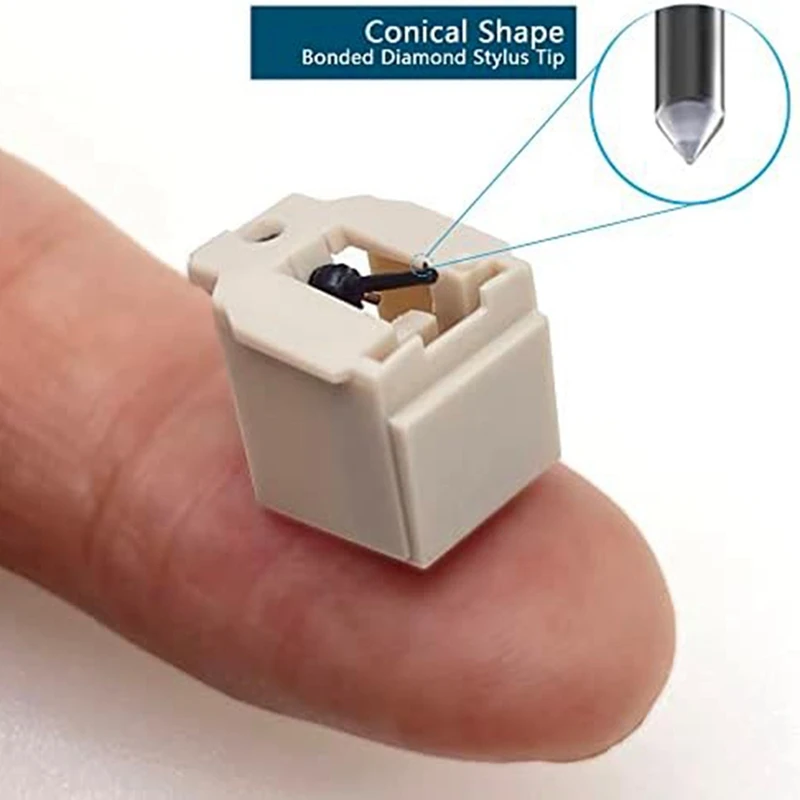 B63B-6PCS AT3600L Aghi per giradischi diamantati Stilo di ricambio per giradischi in vinile Audio-Technica AT-LP60/PL300