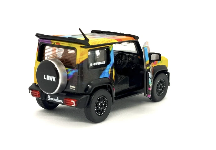 New 1/64 BM Creations Diecast toys Scale Miniature Car   Jimny LB*nation Mini G X by  3 inches Cars For Collection Gift