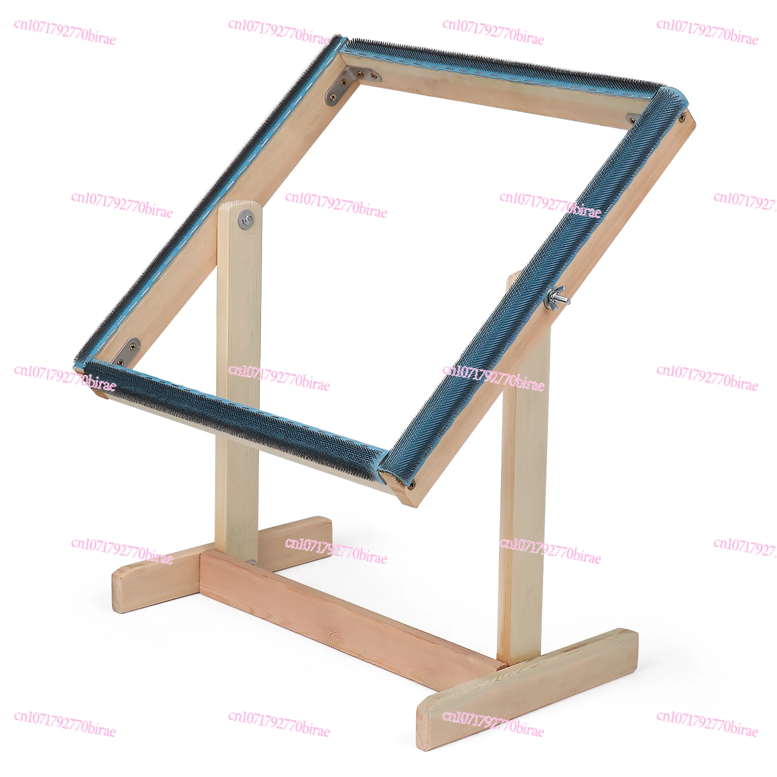 

Square Embroidery Hoop Wooden Gripper Strips For Punch Needle Frame With Needle DIY Embroidery Sewing Cloth Painting Quilting