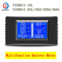 PZEM DC 0-200V 300A Multifunction Voltmeter Ammeter Car Battery Tester Capacity Resistance Electricity Voltage Meter Monitor