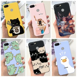 For Xiaomi Redmi 6 Case Redmi 6A Cover Cute Dinosaur Duck Cat Shockproof Bumper For Xiomi Redmi 6 6A Fundas Redmi6 Redmi6A Coque