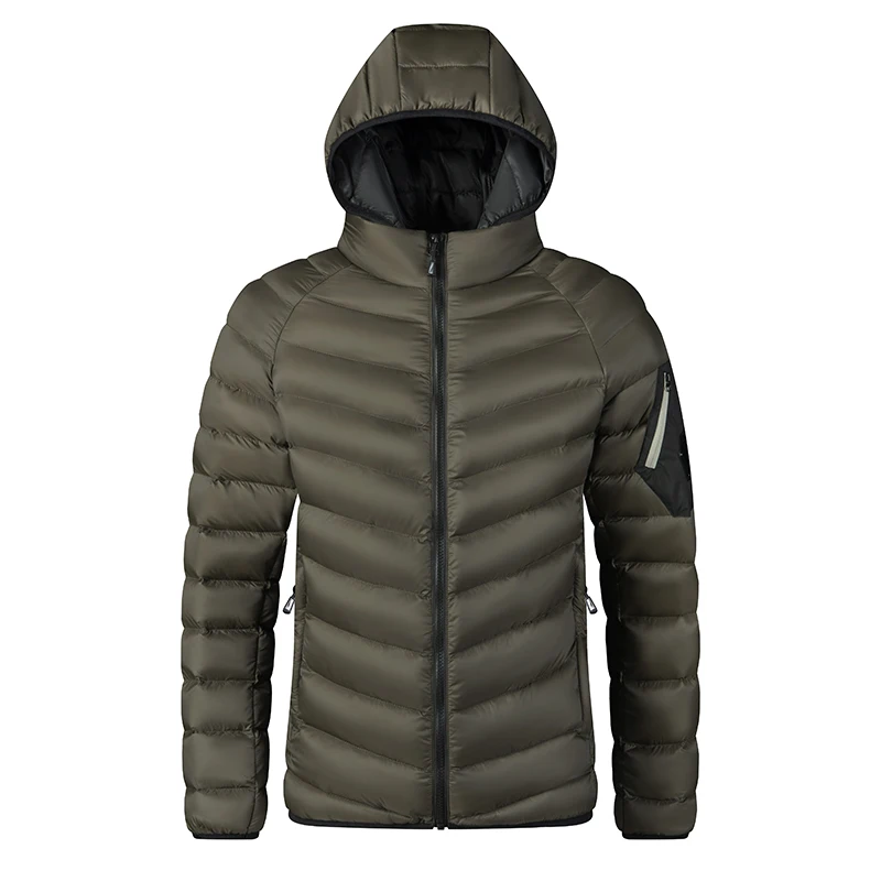 Men Winter Brand Warm Fleece Thick Jacket Parkas Coat Men New Autumn Windproof Detachable Hat Zipper Pocket Parkas Jacket Men