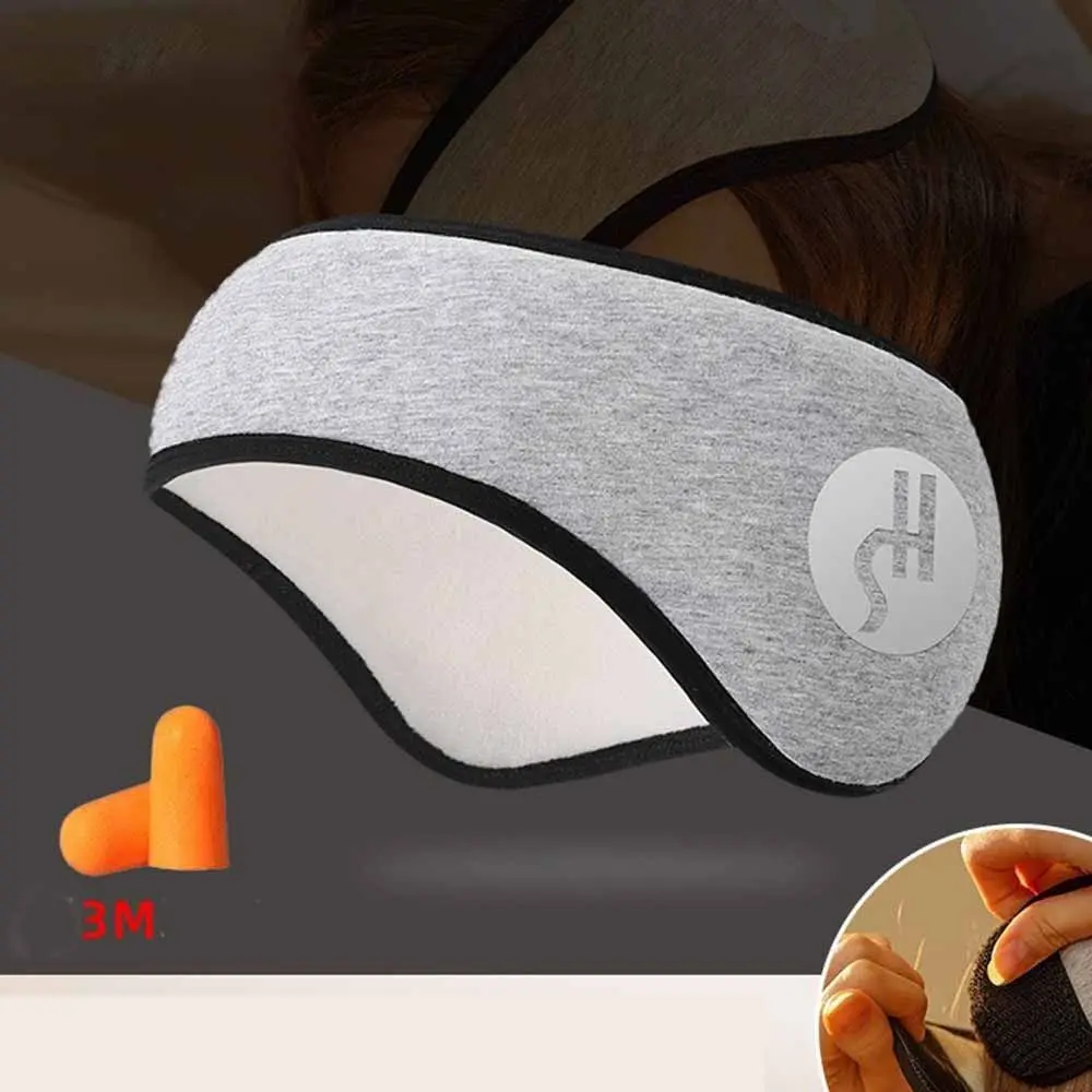With Ear Muffs Soundproof Earmuffs Ear Defenders Hearing Protection Sleep Mask Blackout Noise Reduction Soundproof