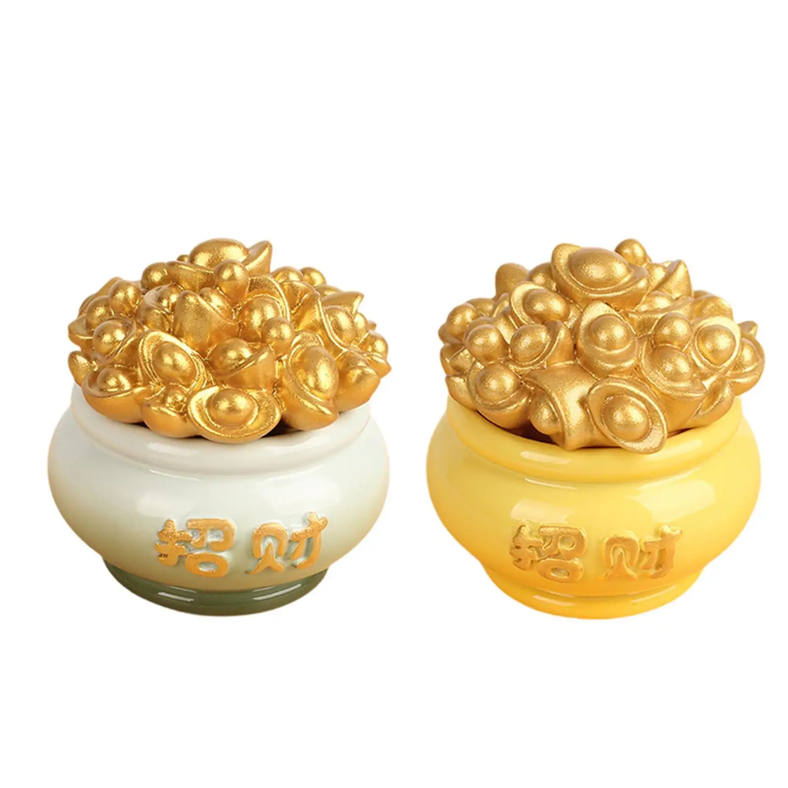 Chinese Cornucopia Bowl Car Decoration 6.1x6.3cm for Housewarming Gift