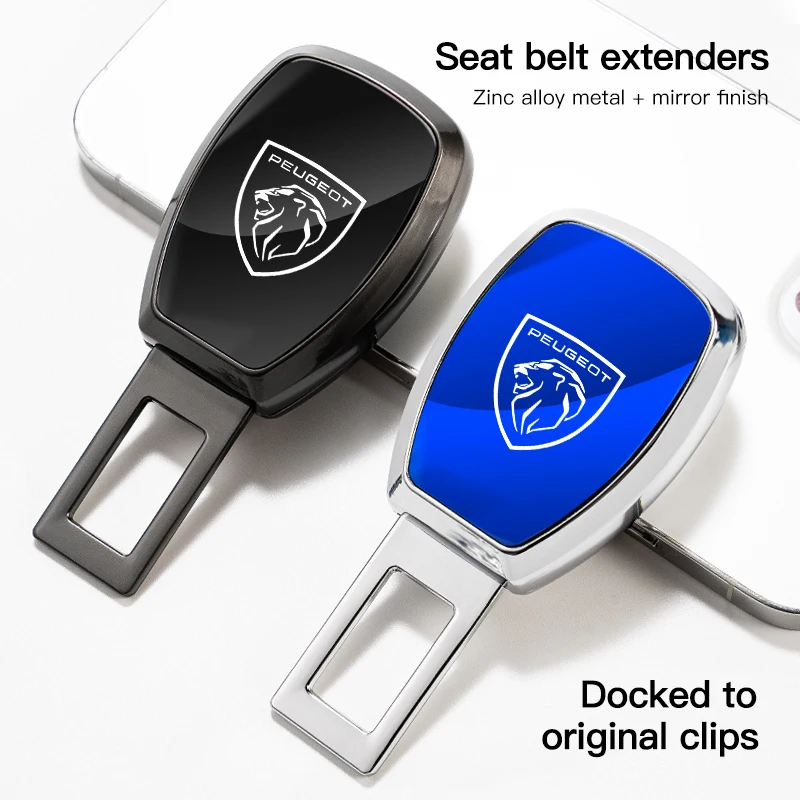 مقعد السيارة حزام كليب موسع حزام الأمان قفل مشبك التوصيل أداة السيارة الداخلية لبيجو جديد 208 3008 308 2008 207 107 508 607 106