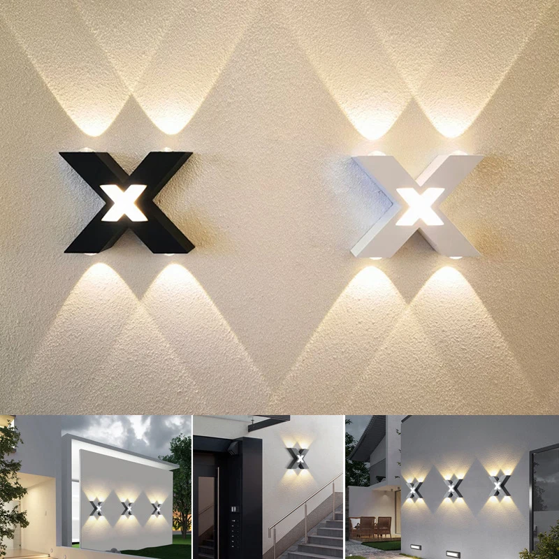 

Outdoor Led Lights Waterproof Wall Lamps for Home Villa Garden Decoration Porch Balcony Bathroom Light Fixture Modern Lighting