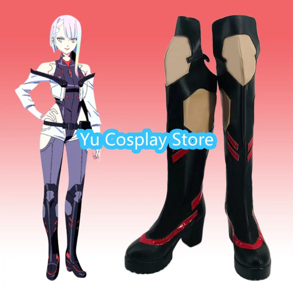 

Yu Cosplay Store Cyberpunk Edgerunners Lucy Cosplay Shoes Anime Cosplay Shoes Boots Halloween Costumes Props