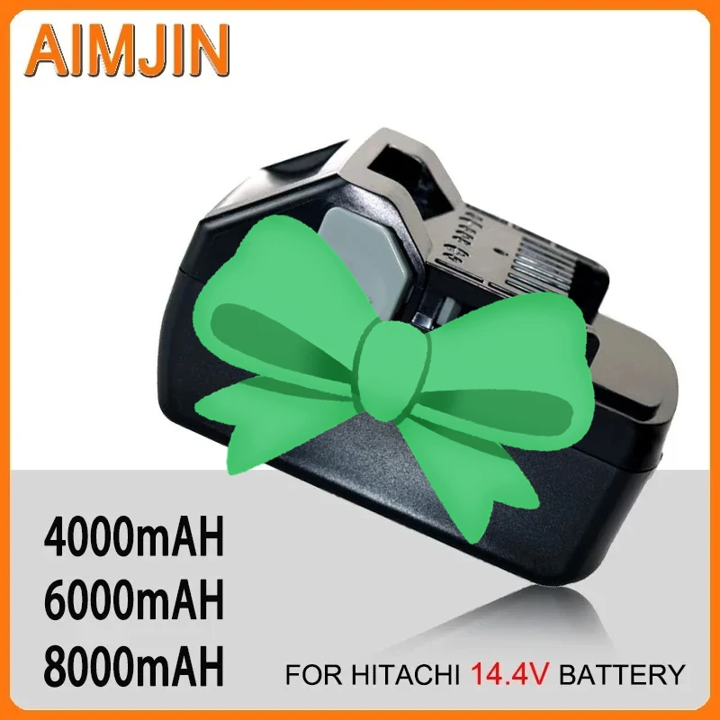 

14,4 В, 4000 мАч, 6000 мАч, 8000 мАч для Hitachi, сменный литий-ионный аккумулятор для электроинструмента BSL1430 BSL1460B BSL1830 BSL1860B