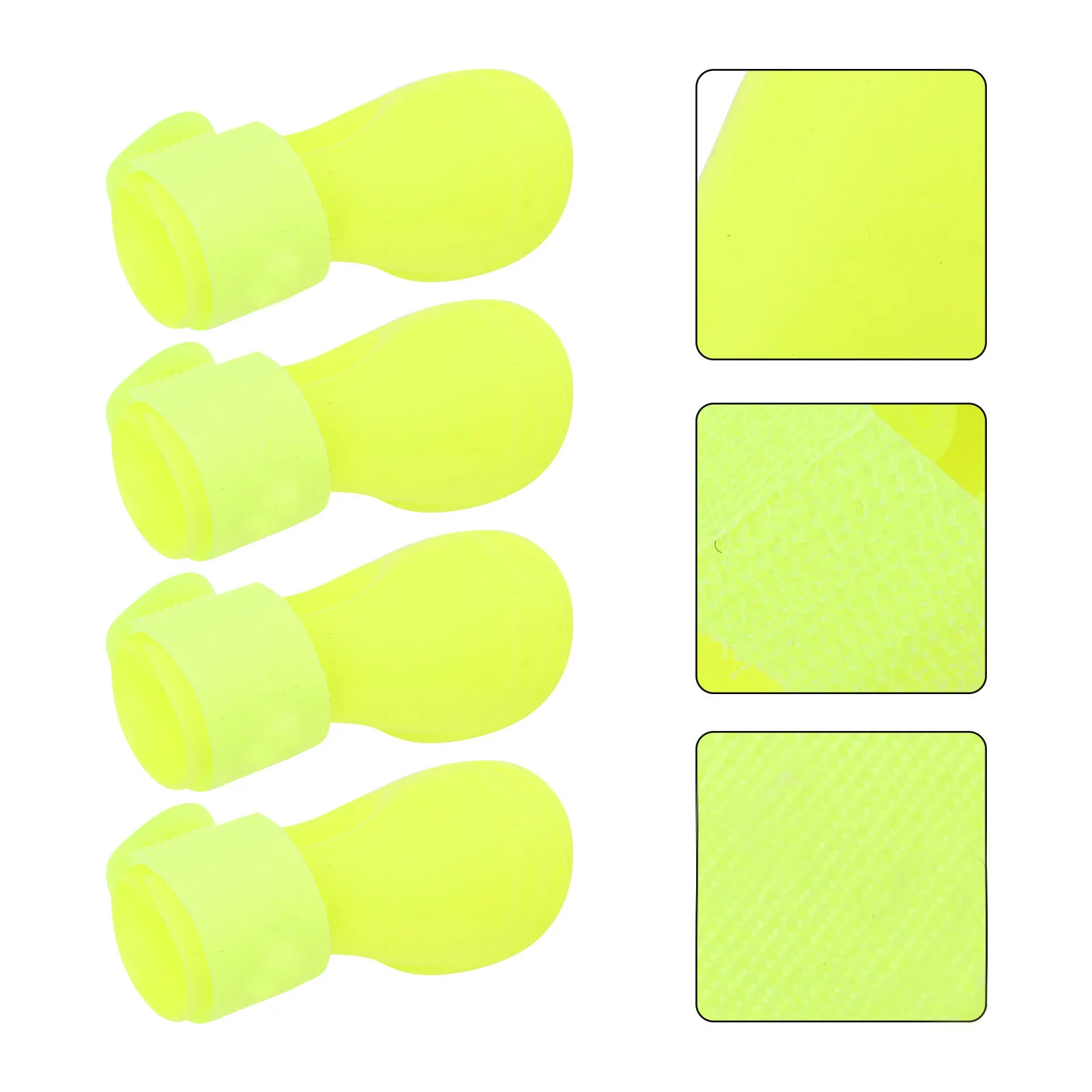 

Puppy Rain Colors Flexible PVC Material Waterproof Anti-Slip Easy to Wear Keeps Pets Clean All Day Long Size S Yellow