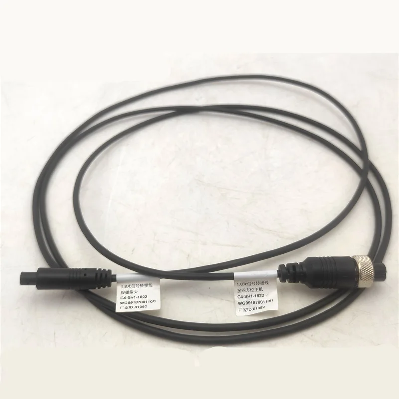 WG9918788110 1.8m Video Adapter Cable For SIONTRUK HOWO T7H TX T5G SITRAK C7H G7 Hohan Camera Connecting Harness Truck Parts