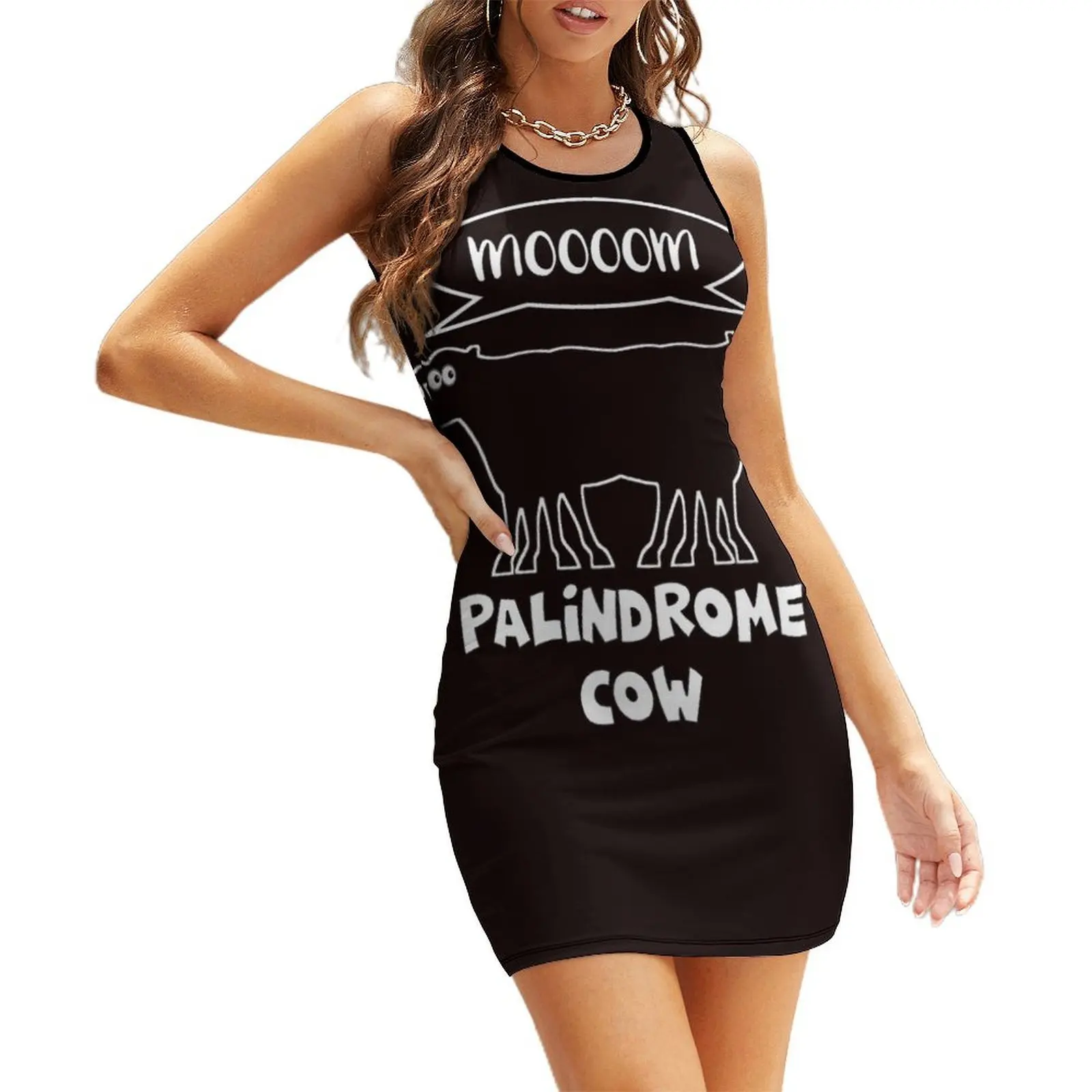 

Palindrome Cow Sleeveless Sundress party dresses women dresses summer woman 2025 cocktail dresses