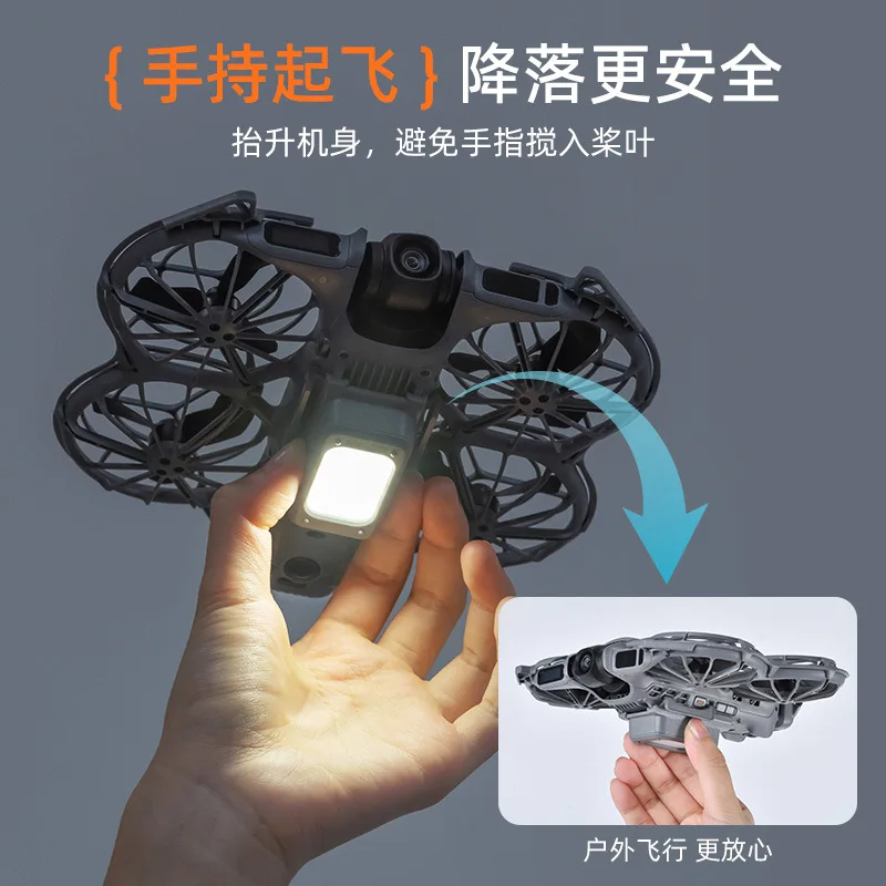 Night Flight Light Anti Collision Long Endurance Strobe Warning Signal Landing Gear Accessories for DJI Neo2 High Brightness