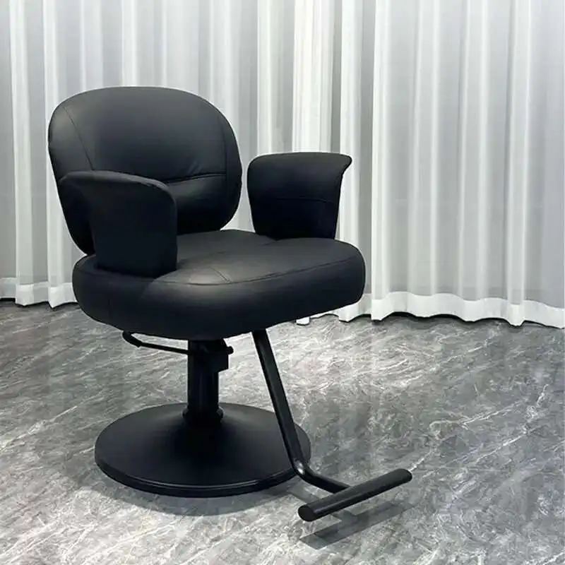 

Equipment Hairdressing Barber Chair Nail Manicure Metal Reclining Barber Chair Professional Silla Barberia Salon Furniture