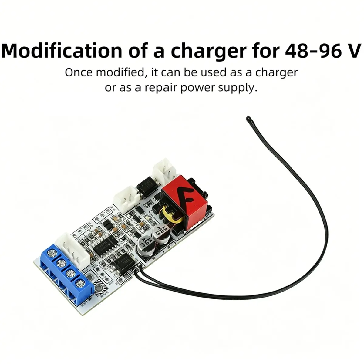(A99Z] Digital Voltage Current Meter Display 0-100V 10A with Smart Temperature Control for DIY Charger Modification