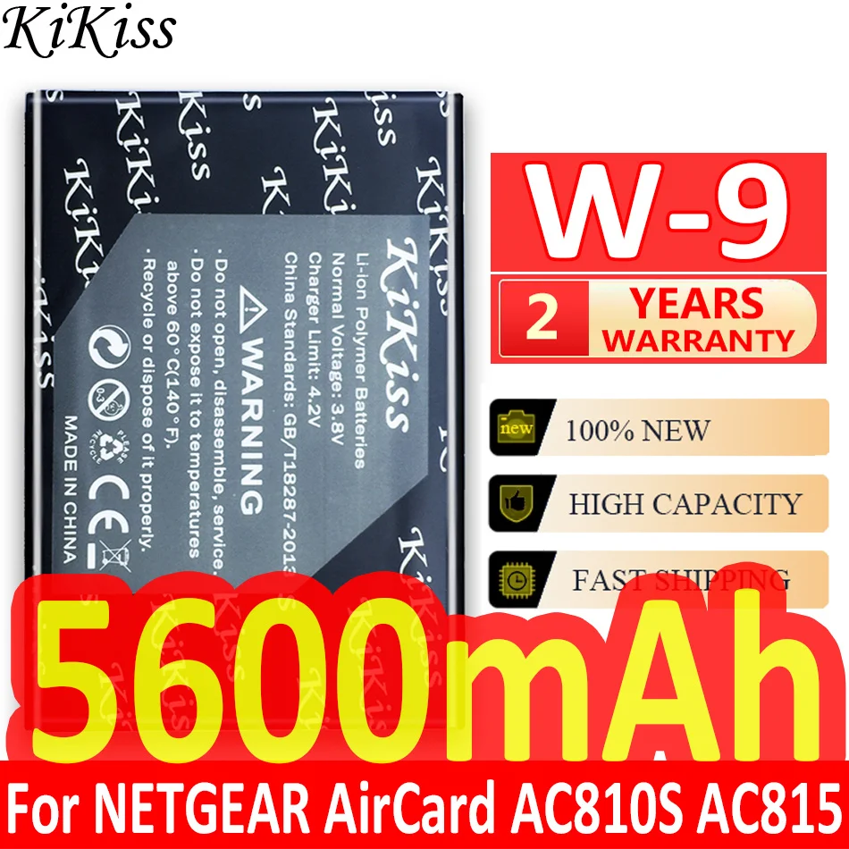 W-9	5600mAh Mobile Phone Replacement Battery For NETGEAR AirCard AC810S AC815 Verizon