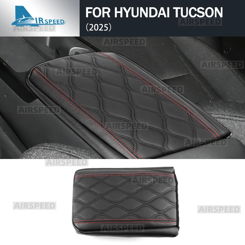 

Car Armrest Box Cover For Hyundai Tucson NX4 2025 2026-UP Central Control Armrest Container Pad Auto Trim Interior Accessories