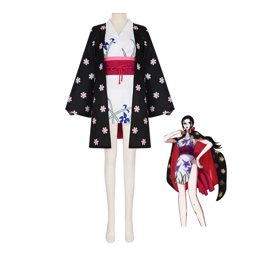 

Anime Halloween Cosplay Nico Robin Kimono Female Costume