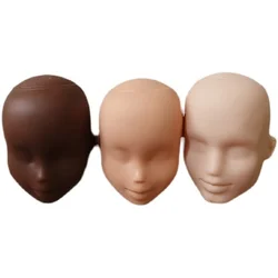 original doll with only head cute bartz black white 27cm dongcheng