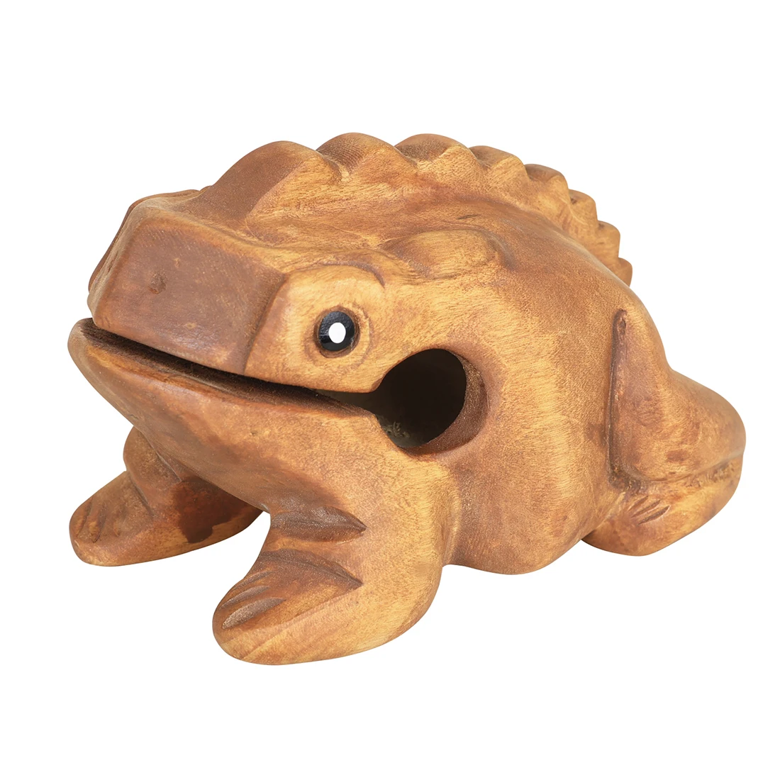 1pc Wooden Frog Guiro Rasp Handcrafted Wooden Frog African Wooden Frog Rasp Percussion Instrument for Classroom Gift Home Decor