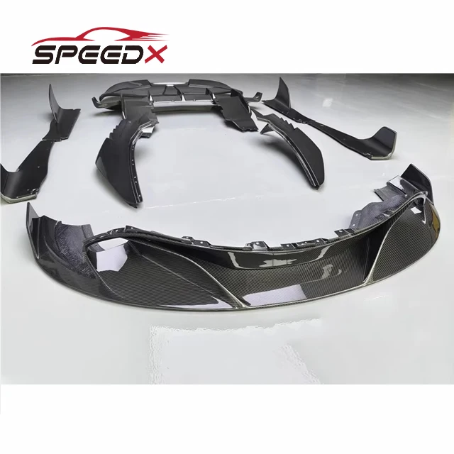 For 720s Upgrade Ryft Carbon Fiber Front Lip Body Kit 720s Ryft Front Bumper Lip 4