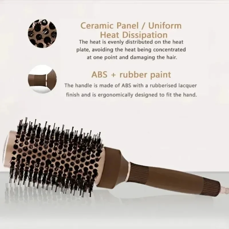 Curling Comb Professional Anti Static Hair Combs High Temperature Resistant Aluminum Tube Ceramic Comb Salon Tools