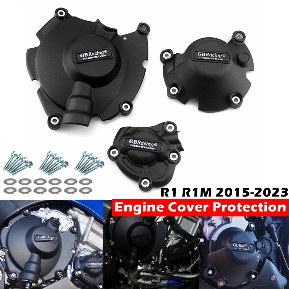 Motorcycles Engine Cover Protection Case GB Racing For YAMAMA R1 R1S R1M 2015-2016-2017-2018-2019-2020-2021-2022-2023-2024