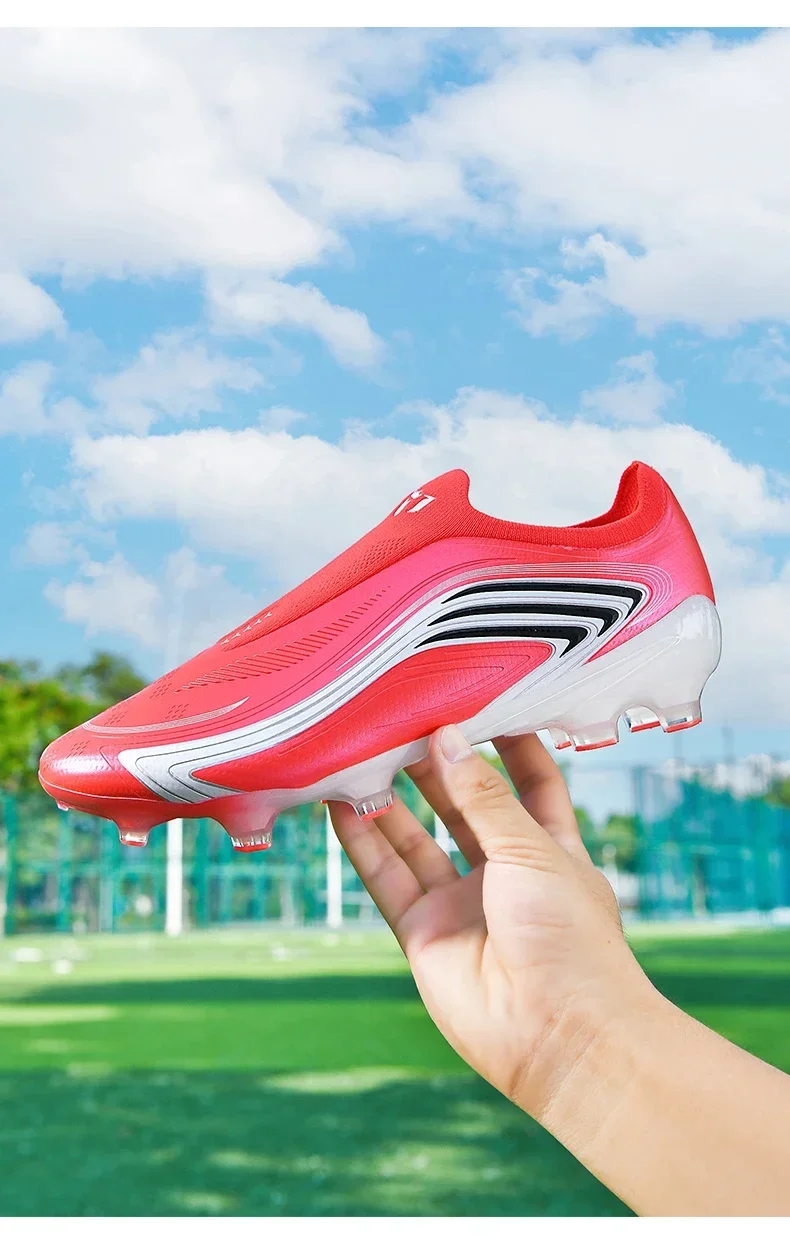Neue Herren-Fußballschuhe TF/FG Professionelle Unisex-Fußballschuhe im Sonderangebot Ultraleichte Hochwertige Fußballschuhe Damen-Stollenschuhe Sneaker – Detail 16