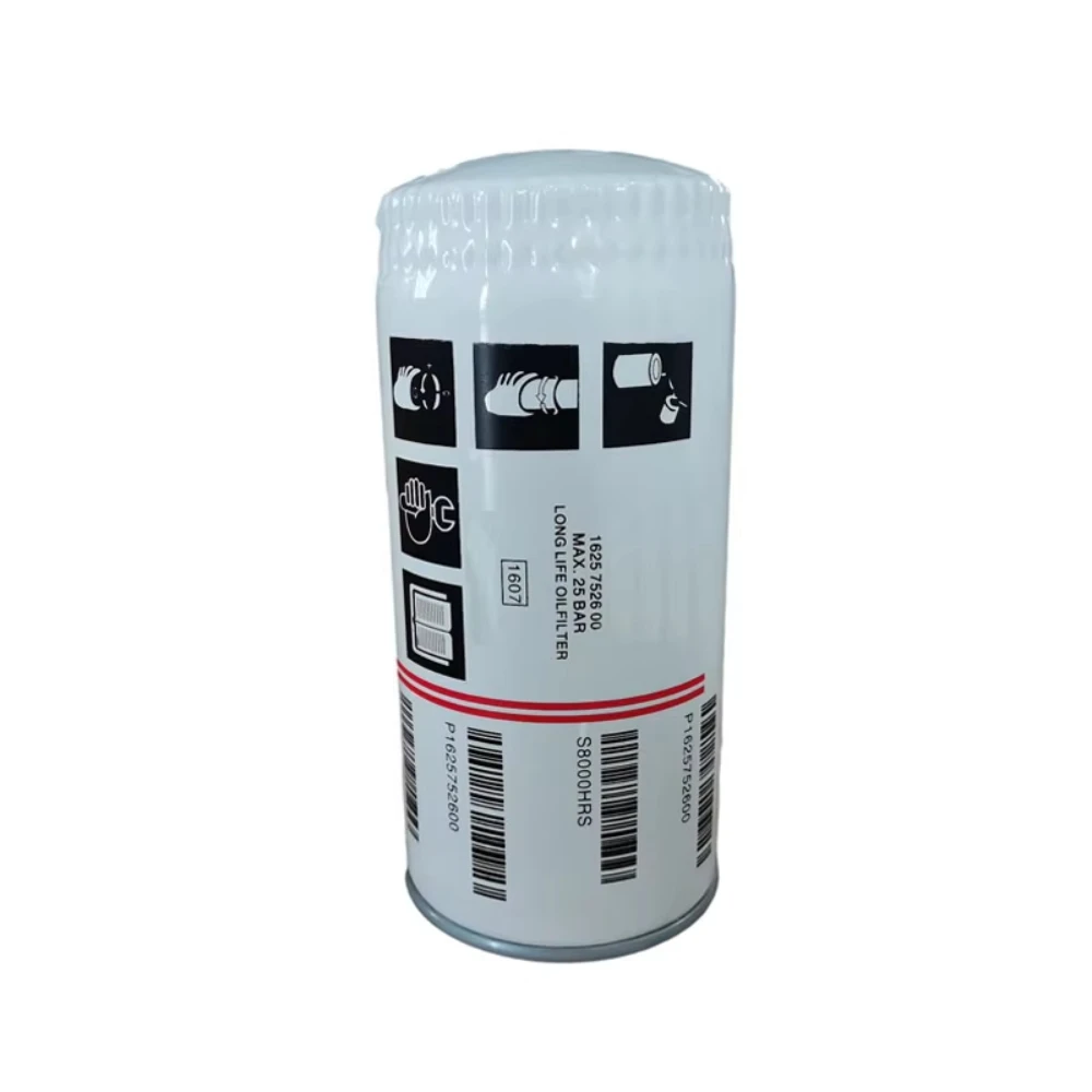 Factory Price Screw Air Compressor 1625752600 Oil Filter Element Replace Atlas Copco Hydraulic Filter for GA 22 GA 37