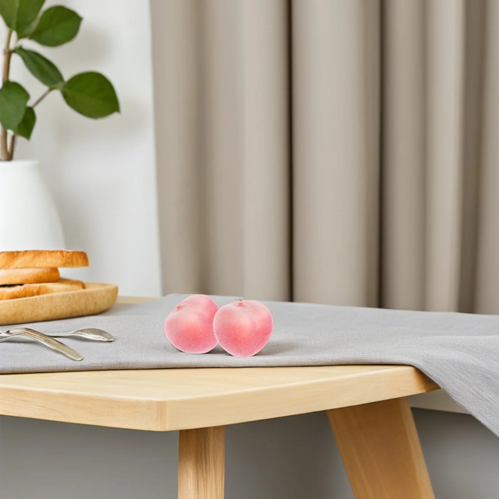 

20Pcs Mini Fake Peach Photography Props Realistic Simulation Fruit Wedding Party Home Decor Desk Ornaments Peach Ornament