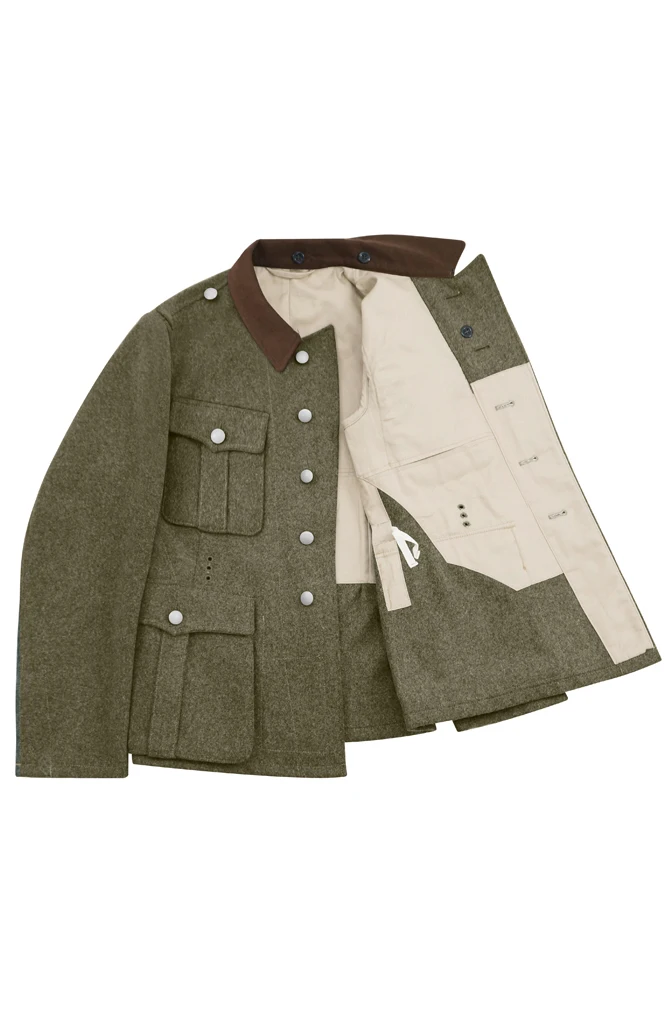 GUWO-001 Wwii Duits Rad M39 Em Wollen Tuniek Feldbluse