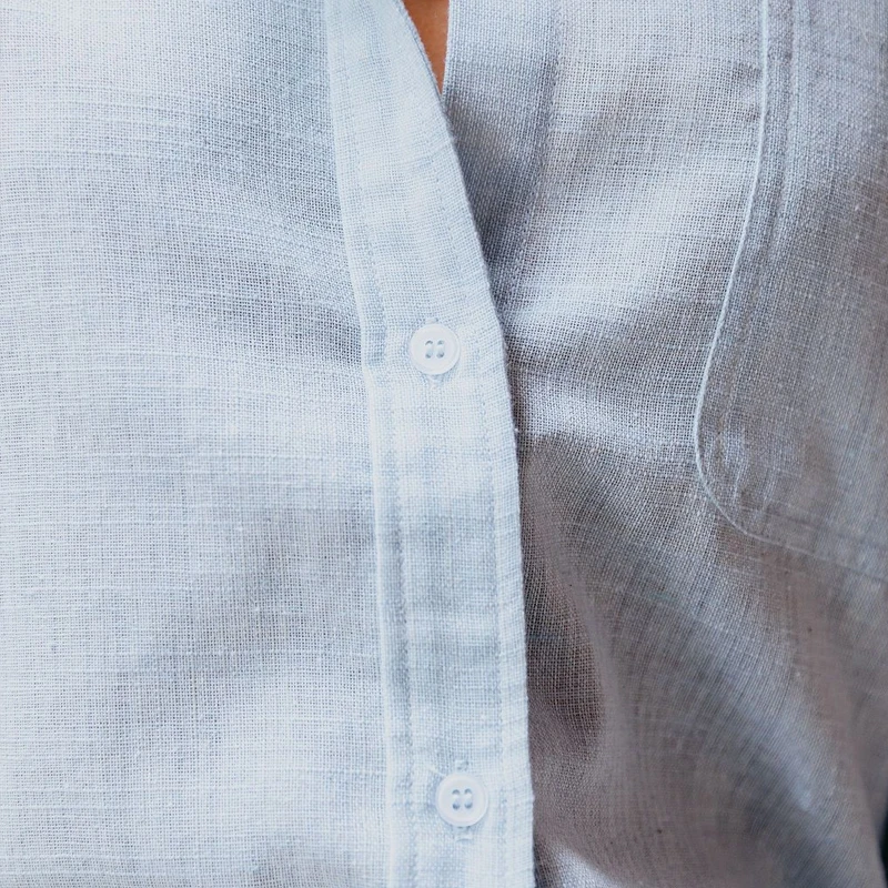 Mode printemps été à manches longues femmes chemise nouveau ample décontracté Laple Simple bureau Blouse élégant femme couleur unie poche hauts