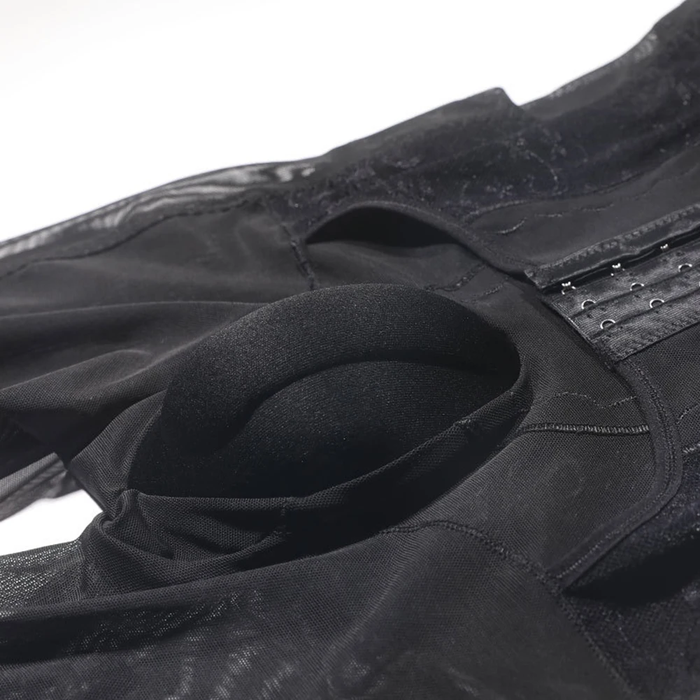 مريح الأزياء اليومية إخفاء سراويل Gaff سراويل بلون الصيف المتحولين جنسيا الخصر تنفس عالية الخصر الرجال #2