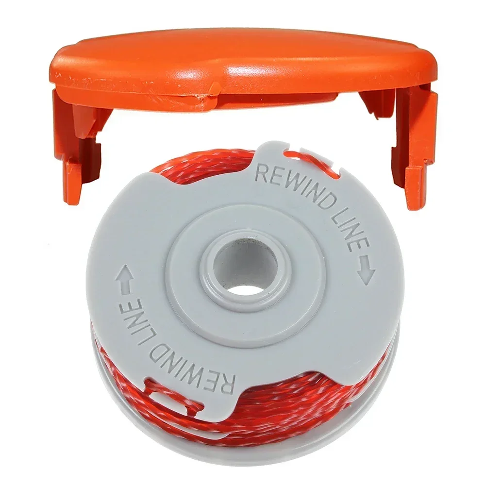 Double Autofeed Spool & Line & Spool Cap Cover For Strimmers & Trimmers  For Cordless Grass Lawn Mower Replacement Tool