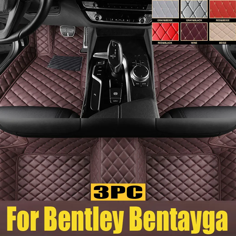 

Car Floor Mats For Bentley Bentayga Four Seats 2016 2017 Custom Auto Foot Pads Automobile Carpet Cover Interior trunk mat