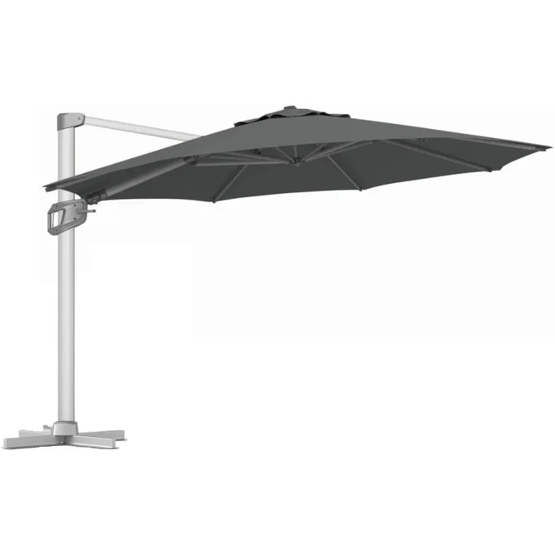 

11FT Cantilever Patio Umbrella, Offset Umbrella Outdoor Patio with 360° Rotation and Unlimited Tilting System, Heavy Duty